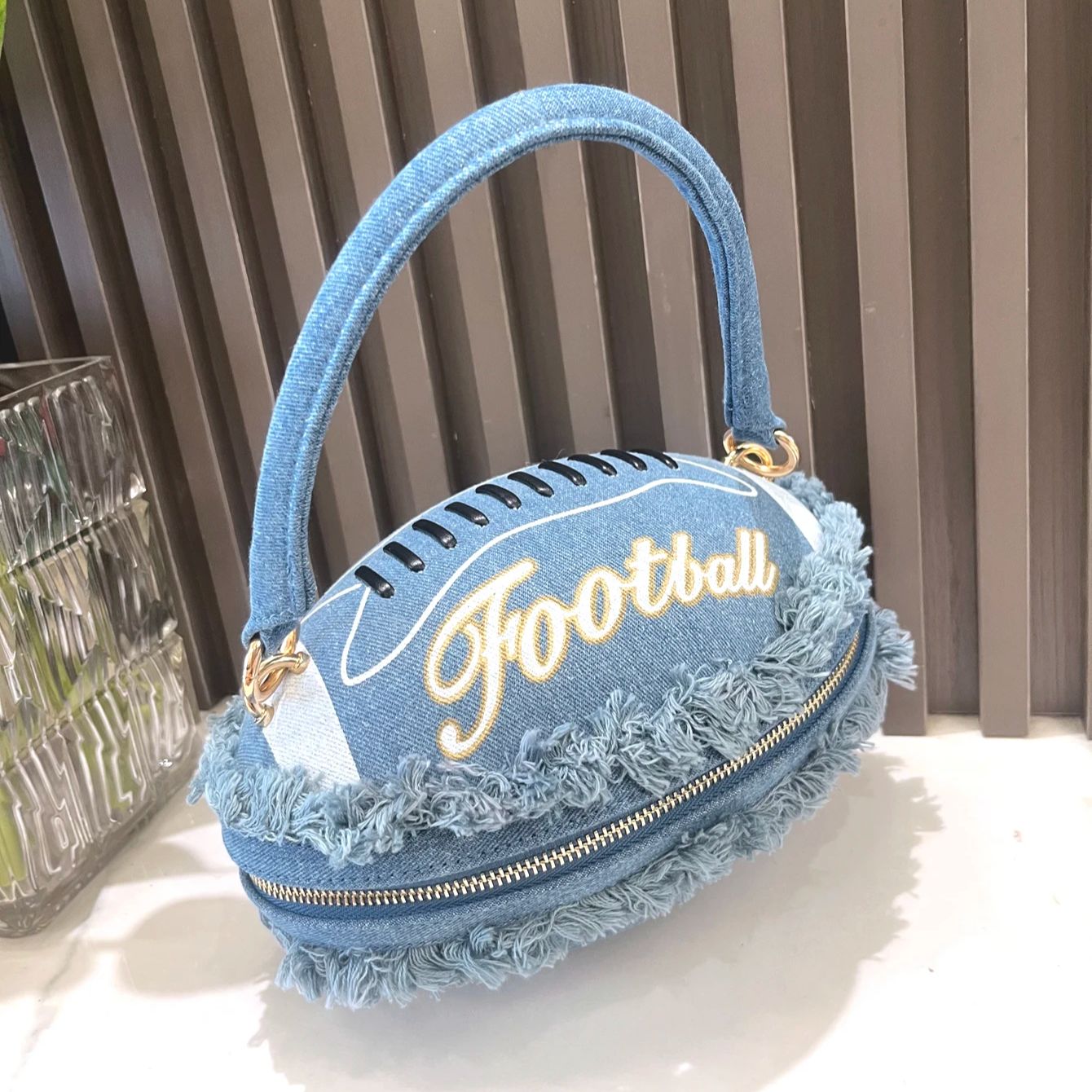 Luxury Bags Denim - Sac à main en denim en