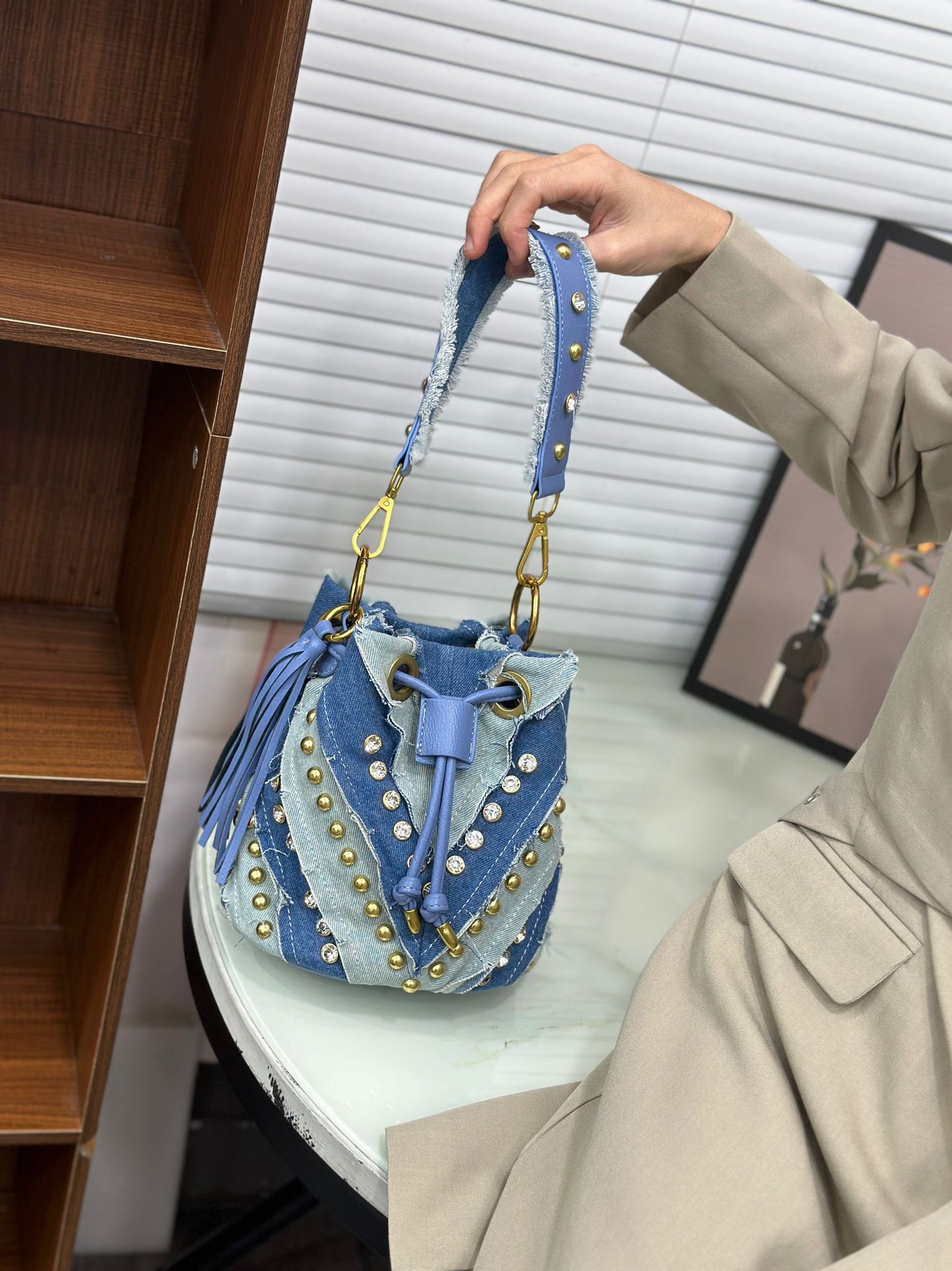 Luxury Bags Denim - Sac à main de luxe léger