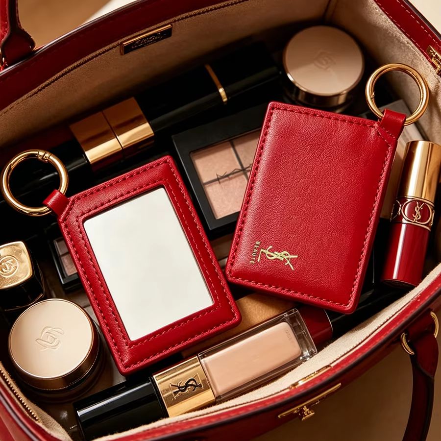 Women Luxury Bags Ysl - Miroir de Maquillage de Poche Carré