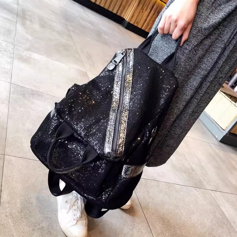Sacs à dos à paillettes en nyl - Luxury Bags Quality avis et prix
