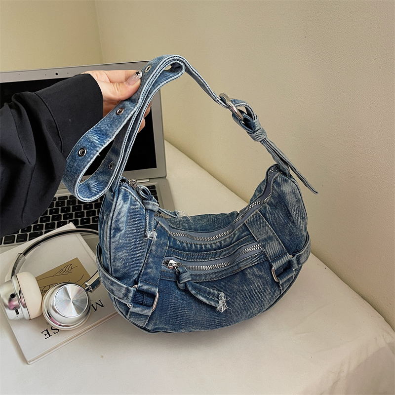 Sac à bandoulière en Denim pou - Luxury Bags Denim avis et prix