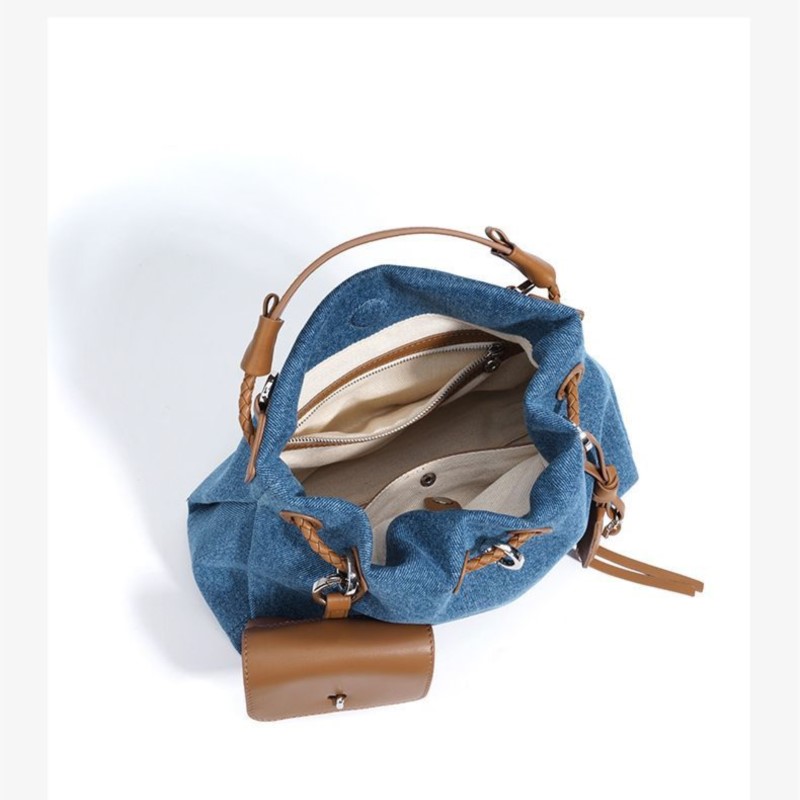 JIAERDI haute rue Denim seau s - Luxury Bags Denim avis et prix
