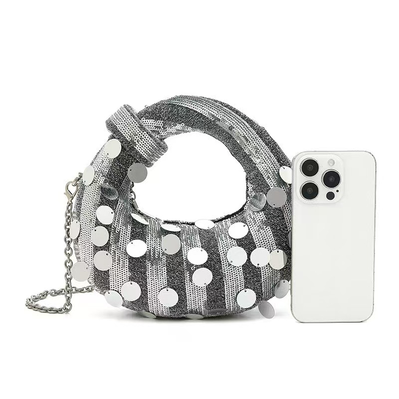 Demi-lune soirée pochette sacs - Luxury Bags Denim avis et prix